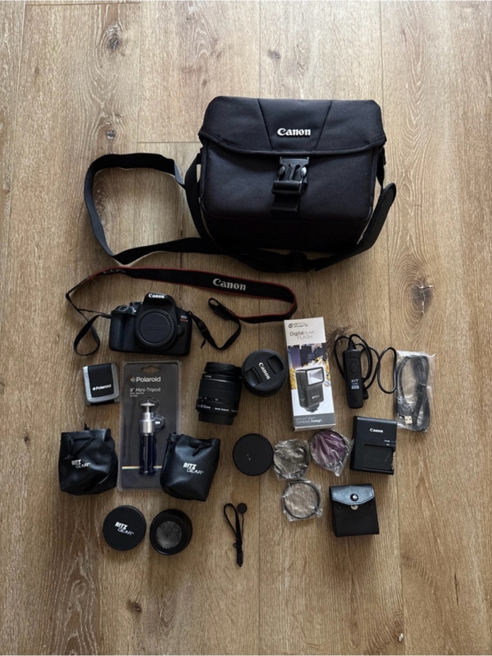 Selling my Canon EOS Rebel T6 DSLR camera in excellent condition. It has been ve